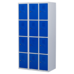 Driedelige lockerkast 12 deurs