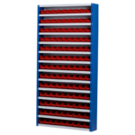 Bakkenkast met 117 bakken