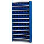 Bakkenkast met 54 bakken
