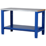 Premium XL Werkbank - legbord staal met legbord
