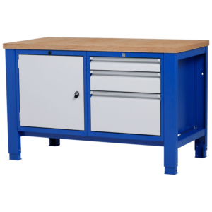Premium Medium Werkbank - laden & deur - 140x70x85-90 cm