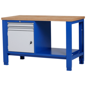 Premium Medium Werkbank Laden deur en legbord - 140x70x85-90 cm