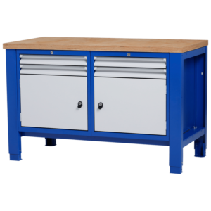 Premium Medium Werkbank laden en deuren - 140x70x85-90 cm