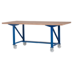 Inpaktafel op wielen