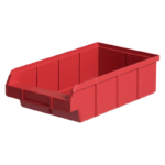 Kunststof magazijnbak 184x320x92 Rood