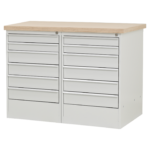 MTF-207 houten werkblad - grijs