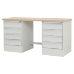 MTF-401 houten werkblad - grijs