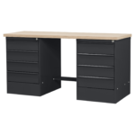 Modulaire werkbank - 8 laden en legbord