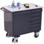 ESD werkplaatswagen met 6 laden - 1.110 x 600 x 960 mm
