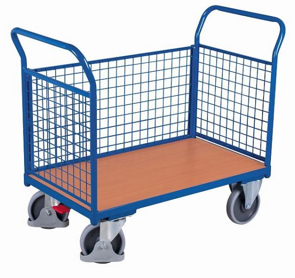 Driewandige trolley met draad - 1.040 x 500 x 975 mm