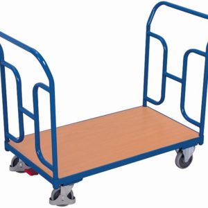 Dubbele duwstangwagen met gebogen buizen - 1.040 x 500 x 935 mm