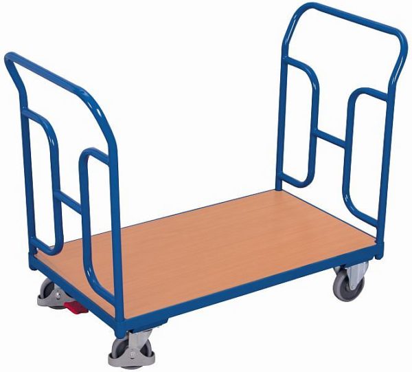 Dubbele duwstangwagen met gebogen buizen - 1.040 x 500 x 935 mm