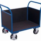 Driewandige trolley met zeefdrukplaat - 1.195 x 700 x 1.015 mm